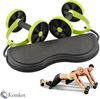 Picture of Kemket AB Wheels Roller With Double Stretch Elastic Abdominal Resistance Pull Rope