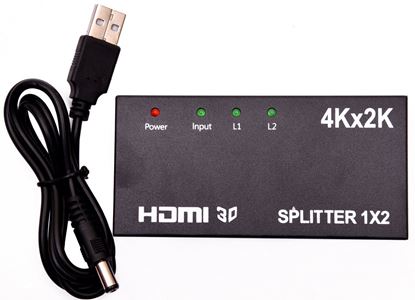 Picture of 1x2 / 1x4 HDMI Splitter UHD 4K x 2K In 2 Out Converter