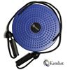 Picture of Kemket Waist Twister Disc Fitness Massage Round With Hand Ropes Foot Massager Blue