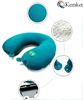 Picture of Kemket Massage Pillow Soft & Comfort With Double Button (on/off)  Vibrating Neck Pillow Massage For Stress and Tension Relief - Green