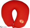 Picture of Kemket Massage Pillow Soft & Comfort With Double Button (on/off)  Vibrating Neck Pillow Massage For Stress and Tension Relief - Red