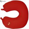 Picture of Kemket Massage Pillow Soft & Comfort With Double Button (on/off)  Vibrating Neck Pillow Massage For Stress and Tension Relief - Red