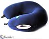 Picture of Kemket Massage Pillow Soft & Comfort With Double Button (on/off)  Vibrating Neck Pillow Massage For Stress and Tension Relief - Blue