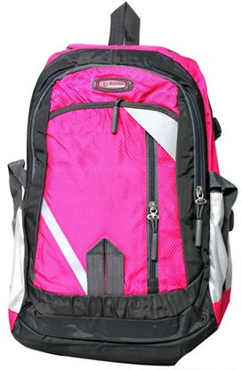 Picture of Travalate 42 L Casual Backpack/Collage Back with Rain Cover, Durable Polyester School Bag with Rain Cover - Purple