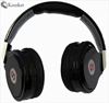 Picture of Bluetooth Wireless Stereo NFC Headphones - Over Ear Cordless Headphones with 3.5mm Wired Audio In, Rechargeable Battery, NFC Tap To Connect and built-in Microphone - Compatible with Mobile Phones, iPhone, iPad, Laptops, Tablets, Smartphones Black