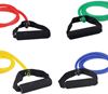 Picture of Kemket Rubber Resistance Band Tube Cord Fitness Home Gym Exercise Training with Handles Black