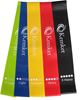 Picture of Kemket Resistance Bands, 5pc Set Skin-Friendly Resistance Fitness Exercise Loop Bands with 5 Different Resistance Levels - Free Carrying Case Included - Ideal for Home, Gym, Yoga, Training