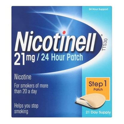 Picture of Nicotinell Nicotine Patch TTS30 21mg- Step 1 - 21 Days Supply