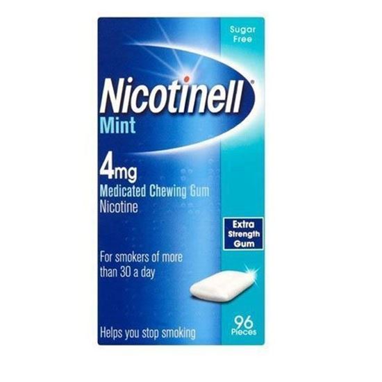 Picture of Nicotinell Mint 4mg Medicated Chewing Gum 96 Pieces