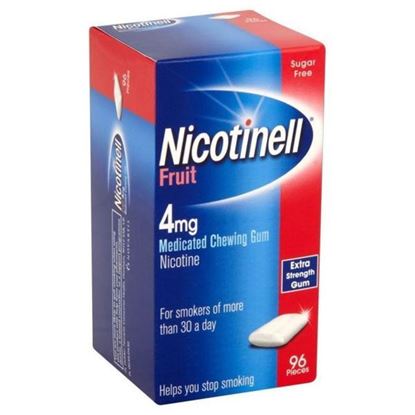 Picture of Nicotinell Fruit 4mg Medicated Chewing Gum 96 Pieces