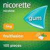 Picture of Nicorette 2 mg Fruitfusion Gum 105 pieces