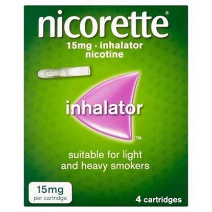 Picture of Nicorette Inhalator 15mg 4Cartridges