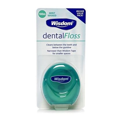 Picture of Wisdom Dental Floss Mint Waxed 100m