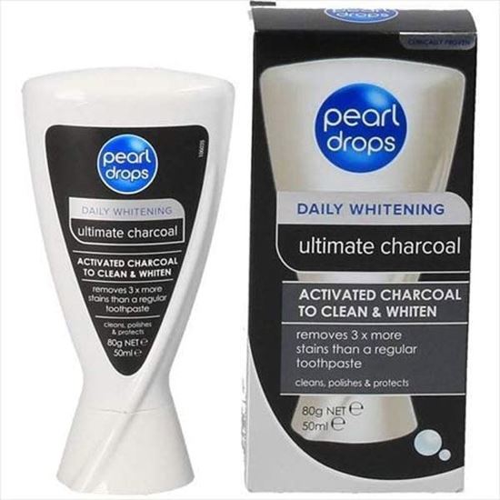 Picture of Pearl Drops Activated Charcoal Teeth Whitening Toothpaste 50ml