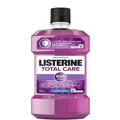 Picture of Listerine Total Care Clean Mint Antibacterial Mouthwash 500ml