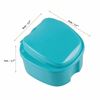 Picture of Denture Bath Box Cases Dental False Teeth Storage Box With Hanging Net Container