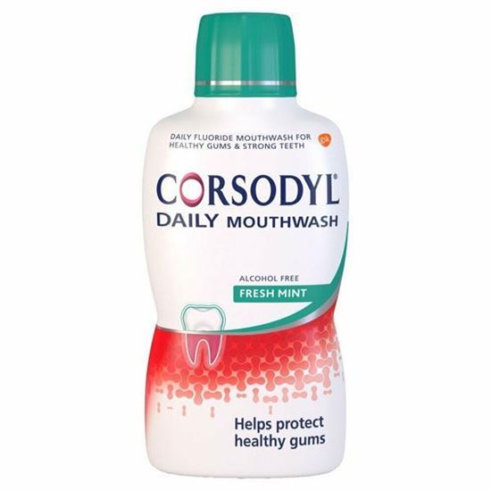 Picture of Corsodyl Daily FRESH MINT alcohol free Mouthwash 500ml