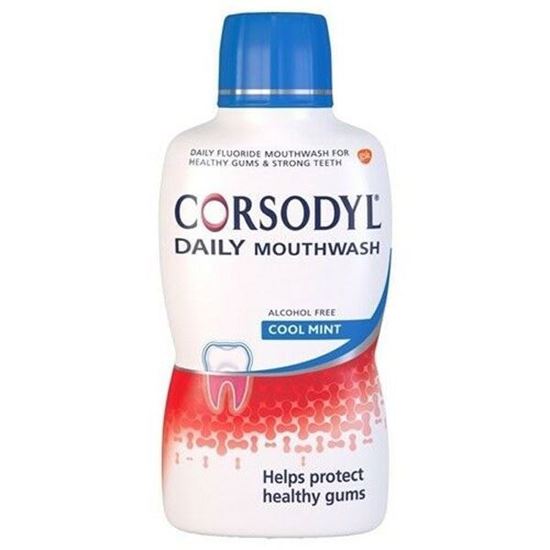 Picture of Corsodyl Daily Cool Mint Alcohol Free Mouthwash 500ml