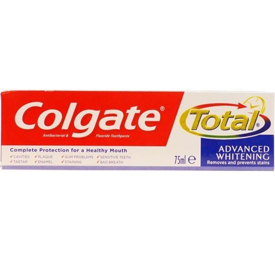 Picture of Colgate Total 75ml Advanced Whitening Antibacterial and Fluoride Toothpaste