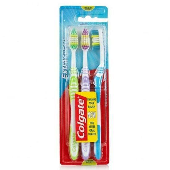 Picture of Colgate Extra Clean Toothbrush Triple Pack