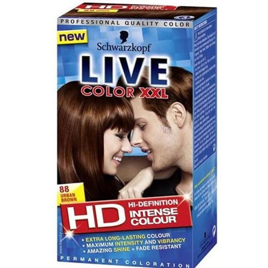 Picture of Live color xxl permanent hair colourant urban brown 88