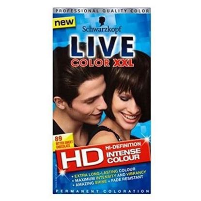 Picture of Schwarzkopf LIVE Color XXL HD 89 Bitter Sweet Chocolate Permanent Brown Hair Dye