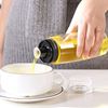 Picture of Aminno Seasoning Dispenser Glass Bottle Oil & Vinegar Cruet 170ml With Pourer Spout Drizzlers Wide Neck Easy to Fill LeakProof Oil Dispenser Kitchen