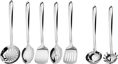 Picture of Kemket Stainless Steel Kitchen Utensil Set 7 Pcs Cooking Tool