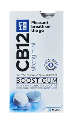 Picture of CB12 Boost Strong Mint Chewing Gum 10pcs