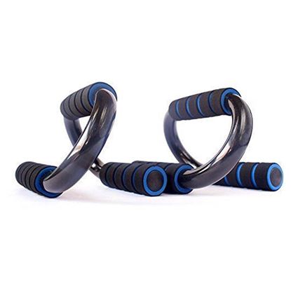 Picture of Kemket Push-UP Bars Press-up Stands with Foam Handles for Men & Women Blue