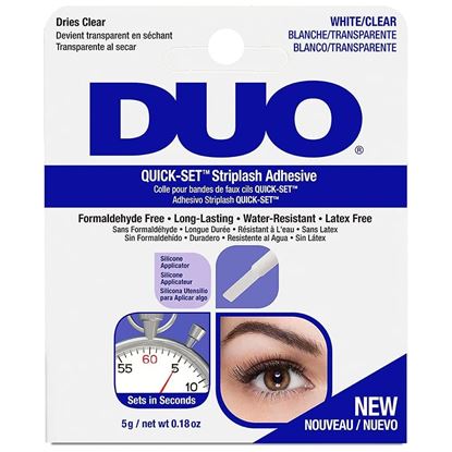 Picture of Duo Quick-Set Strip Lash Adhesive- White/Clear 5G