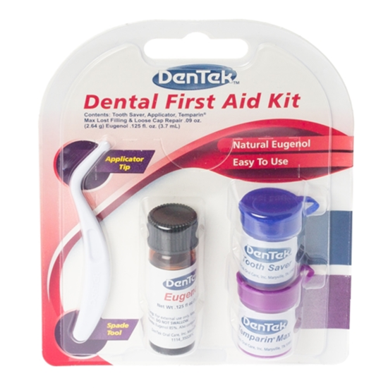 Picture of Dentek Dental First Aid Kit - Applicator, Tooth Saver, Temporary Filling