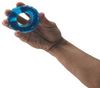 Picture of Kemket Hand Finger Wrist Grip Forearm Strength Exerciser Trainer Ring with splinter 35kg, Blue