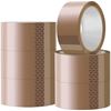 Picture of Kemket Packing Tape Brown Clear 48mm Carton Sealing Tapes (6 Count, 4.8cm x 150m x 4.8s Brown Tape)
