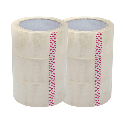 Picture of Kemket Clear Packing Tape | Parcel Tape 6 Rolls 48mm x 66m, Heavy Duty Packaging Tape Strong for Moving House, Packing Parcels, Cardboard Boxes & Carton Packaging Tape