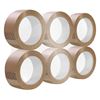 Picture of Kemket Packing Tape 6 Rolls Brown Parcel Tape 48mm x 60m Strong for Moving House, Packing Parcels, Cardboard Boxes & Carton Strong Packaging Tape