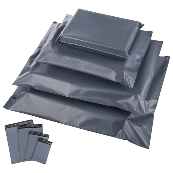 Picture of Kemket Mailing Bags – Self Adhesive, Waterproof and Tear-Proof Postal Bags – Small to Large Sized Grey Plastic Mailing Mail Post Postage Plastic Bags (100 - Bags, 12 x 16 Inch)