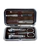 Picture of 6pcs Manicure Set Nail Clipper Stainless Steel Grooming Pedicure kit Brown Case