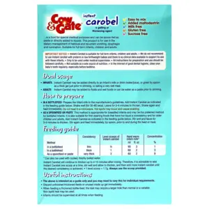 4x Cow & Gate Instant Carobel 135g - Image 4