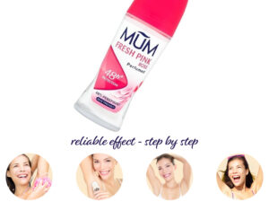 Mum Deodorant Roll On Fresh Pink 50ml - Image 5