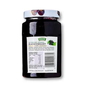 Stute Diabetic Blackcurrant Extra Jam 430g - Image 2