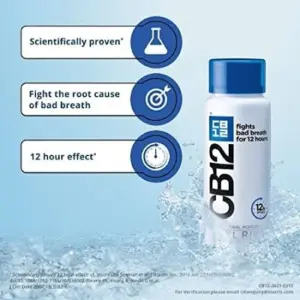 CB12 Mint-Menthol Mouthwash 250ml - Image 3