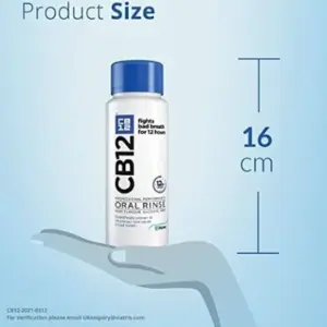 CB12 Mint-Menthol Mouthwash 250ml - Image 5