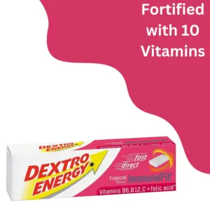 Dextro Energy Tablets ImmuneFit Tropical Flavour 47g - Image 3