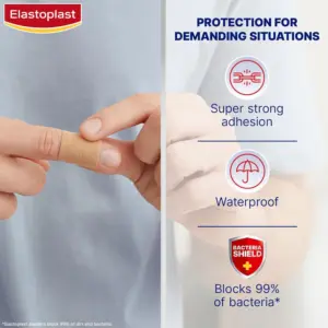 Elastoplast Knee & Elbow Plasters 10 Plasters - Image 2