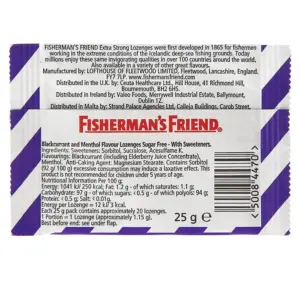 Fisherman's Friend Blackcurrant Lozenges 25g - Image 2