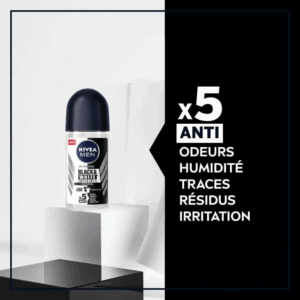 Nivea Men Black & White Deodorant Roll On 50ml - Image 4
