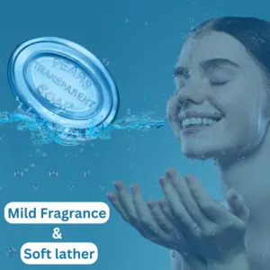 Pears Transparent Bar Soap Blue Mint 125g - Image 5