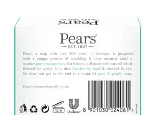 Pears Transparent Lemon Flower Extracts Soap 125g - Image 2