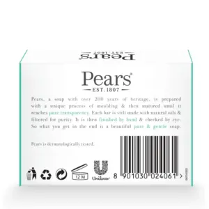 Pears Transparent Lemon Flower Extracts Soap 125g - Image 2